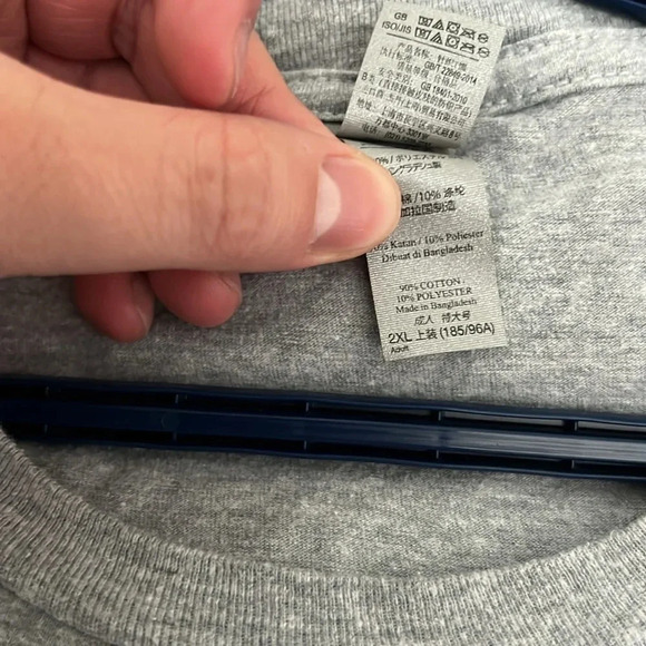 Kappa Men's Grey Logo T-Shirt - Picture 3 of 3